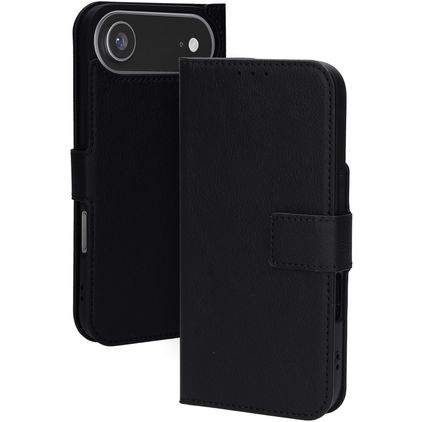 Mobiparts Classic Wallet iPhone Air MagSafe Hülle Klapphülle - Schwarz