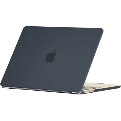 Mobigear Matte MacBook Air 13 Zoll (2022-2026) Hardcase Hülle MacBook Case - Schwarz - Model A2681 / A3113 / A3240 / A3449