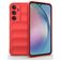 Mobigear Bumpy Samsung Galaxy A55 Hülle Flexibles TPU Backcover - Rot