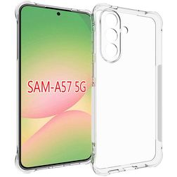 Mobigear Cushion Durchsichtig Samsung Galaxy A57 Hülle Flexibles TPU Backcover - Transparent