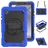 Mobigear SureGrip Xtreme Samsung Galaxy Tab A11 Hülle Kunststoff,Silikon Backcover + Schulterträger + Ständer - Blau