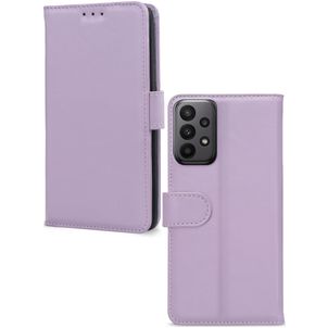 Mobilize Premium Gelly Wallet Samsung Galaxy A23 Hülle Klapphülle Geldbörse - Lila