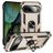 Mobigear Armor Ring Google Pixel 9 Hülle Hardcase Backcover Stoßfest mit Ringhalter - Gold