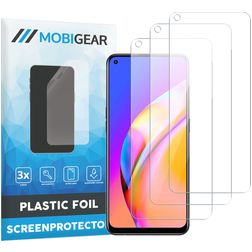 Mobigear OPPO A94 Displayschutz Schutzfolie - Hüllenfreundlich (3er Pack)