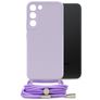 Mobilize Lanyard Gelly Samsung Galaxy S22 Flexibles TPU Handykette - Pastel Purple