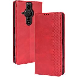 Mobigear Sensation Sony Xperia Pro-I Hülle Klapphülle Geldbörse - Rot