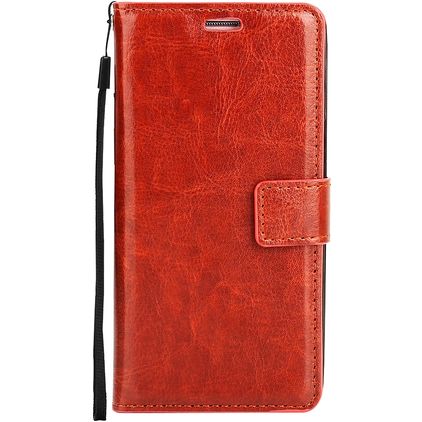 Mobigear Wallet Samsung Galaxy A5 (2017) Hülle Klapphülle Geldbörse - Braun
