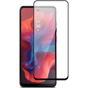 Mobigear Premium Motorola Moto G04 Panzerglas Gehärtetes Glas Displayschutz - Hüllenfreundlich - Schwarz