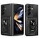 Mobigear Armor Ring Cam Slide Samsung Galaxy Z Fold 8 Ultra Hülle Hardcase Backcover Stoßfest mit Ringhalter und Kamera Slider - Schwarz