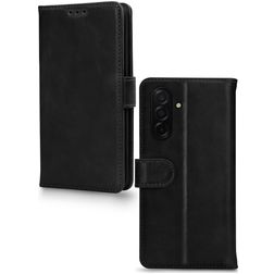 Mobilize Premium Gelly Wallet Samsung Galaxy A27 Hülle Klapphülle Geldbörse - Schwarz
