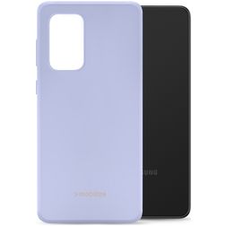 Mobilize Rubber Gelly Samsung Galaxy A33 Hülle Flexibles TPU Backcover - Pastel Purple