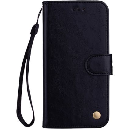 Mobigear Wallet Huawei P Smart (2018) Hülle Klapphülle Geldbörse - Schwarz