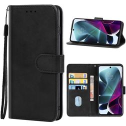 Mobigear Wallet Motorola Moto G200 5G Hülle Klapphülle Geldbörse - Schwarz