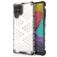 Mobigear Honeycomb Samsung Galaxy M53 Hülle Hardcase Backcover Stoßfest - Weiß