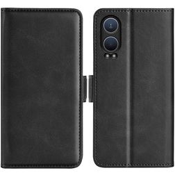 Mobigear Slim Magnet OnePlus Nord CE 4 Lite Hülle Klapphülle Geldbörse - Schwarz