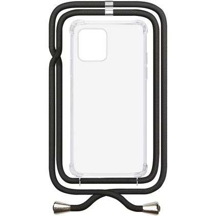 My Style Loop Samsung Galaxy S25 Ultra Flexibles TPU Handykette - Transparent / Schwarz