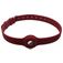 Mobigear Apple AirTag Hülle Flexibles Silikon Halsband - 23.5 - 47.5 cm - Weinrot