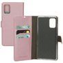 Mobiparts Saffiano Wallet Samsung Galaxy A71 Hülle Klapphülle Geldbörse - Pink