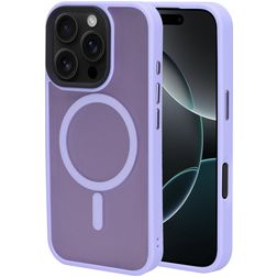 Mobiparts Hardcover iPhone 16 Pro MagSafe Hülle Hardcase Backcover - Satin Lila