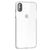 Mobigear Full Bumper iPhone XS Max Hülle Hardcase Backcover Stoßfest - Weiß / Transparent
