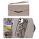 Mobilize Elegant Magnet iPhone 12 Mini Hülle Abnehmbare 2in1 Clutch - Beige Snake