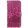 Mobigear Leopard iPhone XS Hülle Klapphülle Geldbörse - Pink