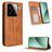 Mobigear Sensation Xiaomi 15 Pro Hülle Klapphülle Geldbörse - Braun