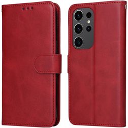 Mobigear Wallet Samsung Galaxy S24 Ultra Hülle Klapphülle Geldbörse - Rot