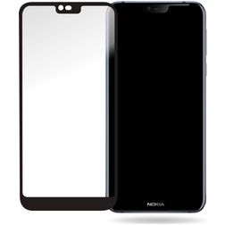 Mobilize Premium Nokia 7.1 Panzerglas Displayschutz - Hüllenfreundlich - Schwarz