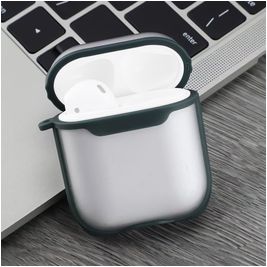 Mobigear Shockproof Apple AirPods 1 Stoßfeste Hardcase Hülle - Grün