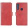 Mobigear Slim Magnet Motorola One Fusion Plus Hülle Klapphülle Geldbörse - Rot