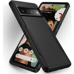 Mobigear Heavy Armor Google Pixel 7 Pro Hülle Hardcase Backcover Stoßfest - Schwarz