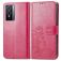 Mobigear Clover Vivo Y76 Hülle Klapphülle Geldbörse - Magenta