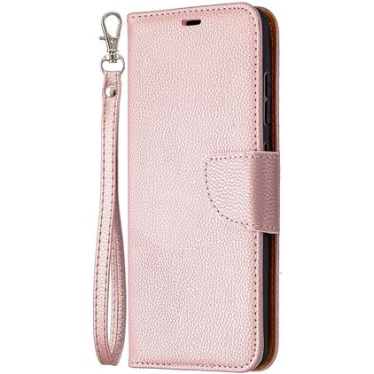 Mobigear Excellent Samsung Galaxy S20 FE Hülle Klapphülle Geldbörse - Roségold