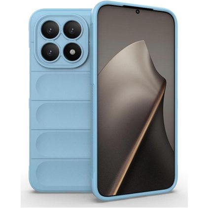 Mobigear Bumpy Xiaomi 15T Hülle Flexibles TPU Backcover - Blau