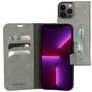 Mobiparts Classic Wallet iPhone 13 Pro Max Hülle Klapphülle Geldbörse - Granite Grey