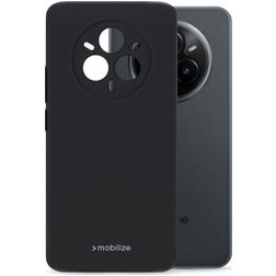 Mobilize Rubber Gelly Realme 14 Pro Plus Hülle Flexibles TPU Backcover - Schwarz