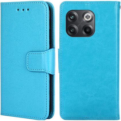 Mobigear Wallet OnePlus 10T Hülle Klapphülle Geldbörse - Blau
