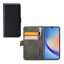 Mobilize Classic Gelly Wallet Samsung Galaxy A34 Hülle Klapphülle Geldbörse - Schwarz