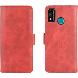 Mobigear Slim Magnet HONOR 9X Lite Hülle Klapphülle Geldbörse - Rot