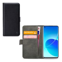 Mobilize Classic Gelly Wallet OPPO Reno 6 5G Klapphülle Portemonnaie - Schwarz