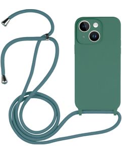 Mobigear Lanyard iPhone 15 Silikon Handykette - Grün