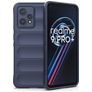 Mobigear Bumpy Realme 9 Pro Plus Hülle Flexibles TPU Backcover - Dunkelblau