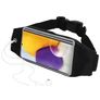 Mobiparts Comfort Fit Belt Handyhalterung Joggen Samsung Galaxy A72 Sporthülle Neopren Gürtel - Schwarz