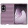 Mobigear Bumpy Samsung Galaxy Z Fold 8 Hülle Flexibles TPU Backcover - Lila