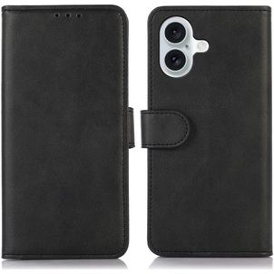 Mobigear Wallet iPhone 17 Klapphülle Portemonnaie - Schwarz