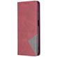 Mobigear Rhombus Slim Samsung Galaxy A13 5G Hülle Klapphülle - Rot