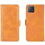 Mobigear Slim Magnet OPPO A73 5G Hülle Klapphülle Geldbörse - Cognac