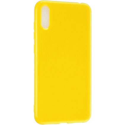 Mobigear Colors Huawei Y7 Pro (2019) Hülle Flexibles TPU Backcover - Gelb