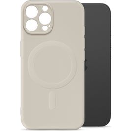 My Style Protective Flex iPhone 16 Pro Max MagSafe Hülle Flexibles TPU Backcover - Antique White